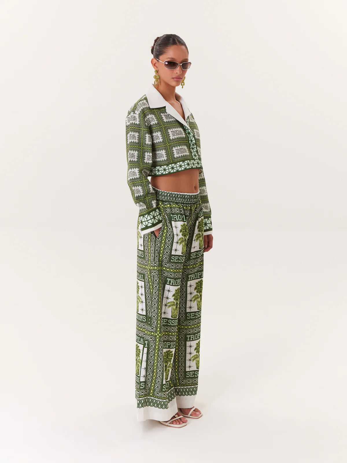 Blusa Cropped Tropical Sessions