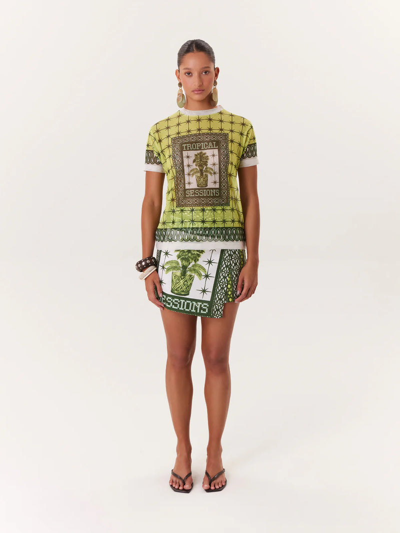 T-Shirt Mesh Tropical Sessions
