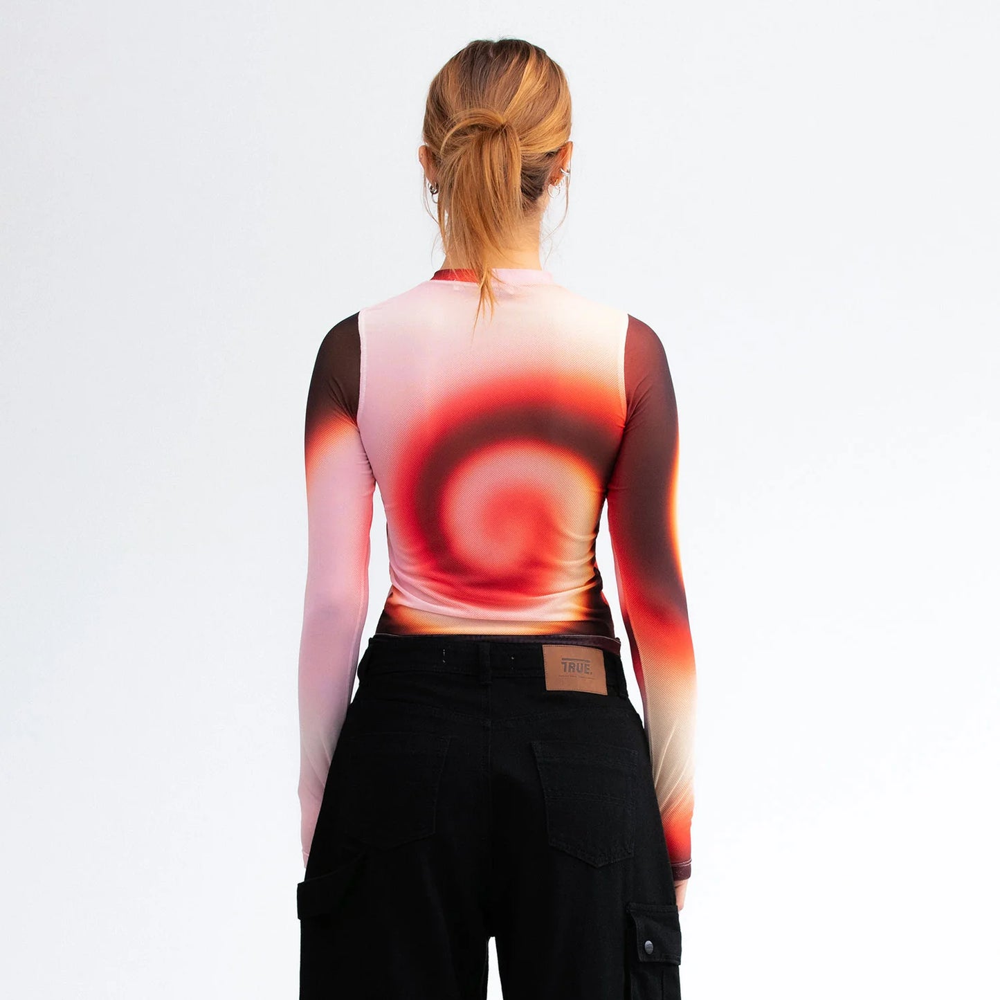 T-Shirt Gradient Mesh Mujer