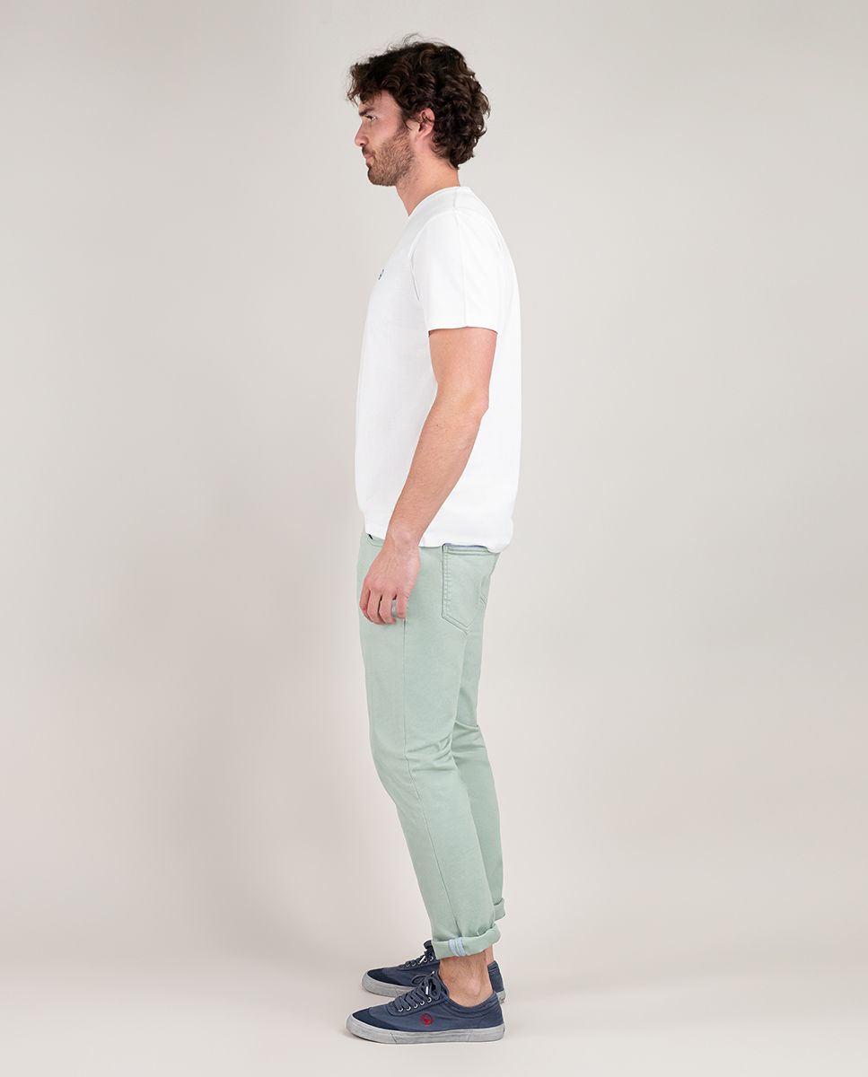 T-Shirt Cuello Caja Garment Dyed EL GANSO T-SHIRT Malva CO