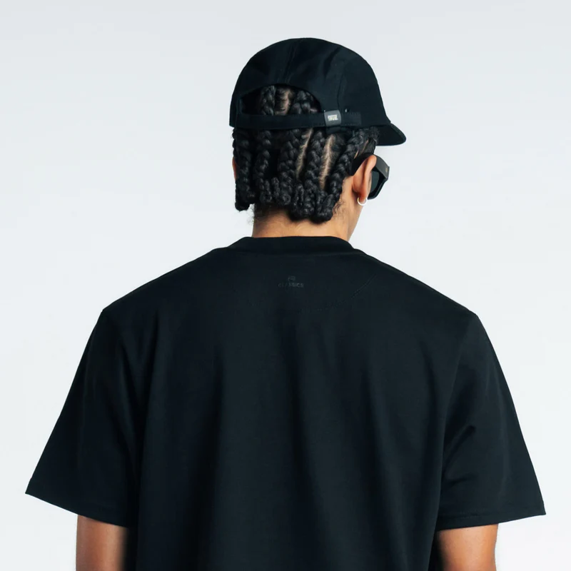 T-Shirt Clasica Negra Hombre