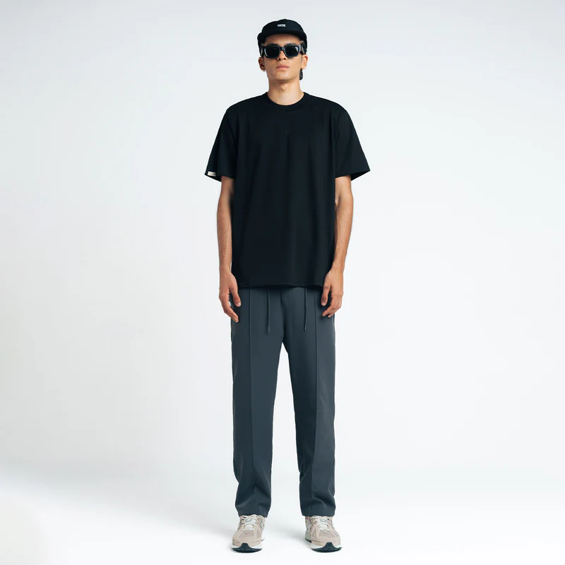 T-Shirt Clasica Negra Hombre