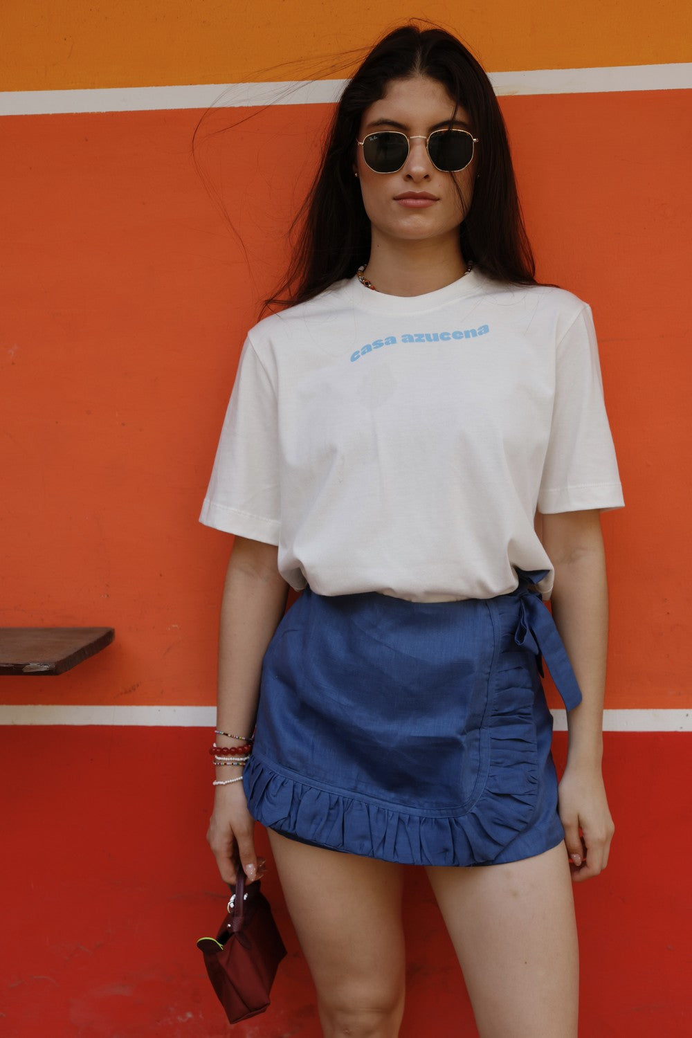T-Shirt El Pueblo CASA AZUCENA T-SHIRT Malva CO