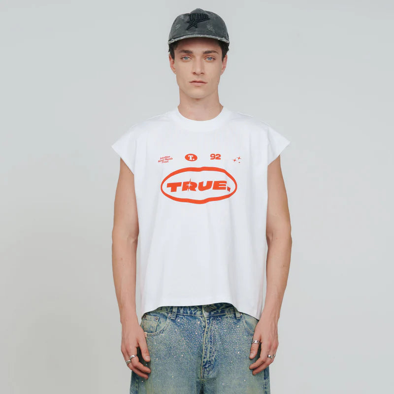 T-Shirt Sin Mangas Intuition Blanca