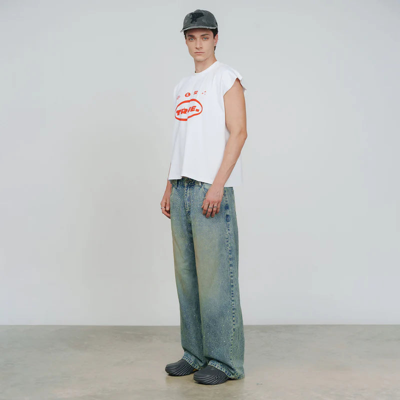 T-Shirt Sin Mangas Intuition Blanca TRUE T-SHIRT Malva CO