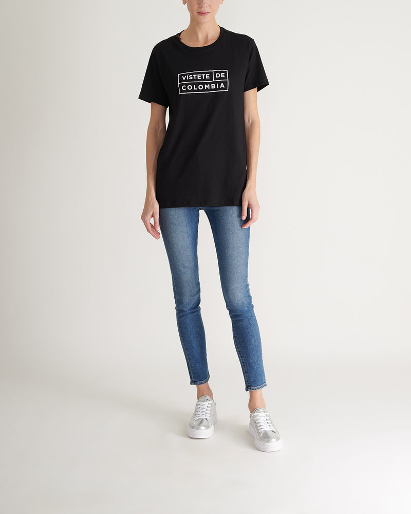 T-Shirt Logo Negro