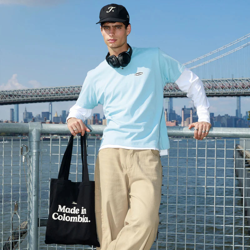 T-Shirt Moonlight Regular Azul Pastel