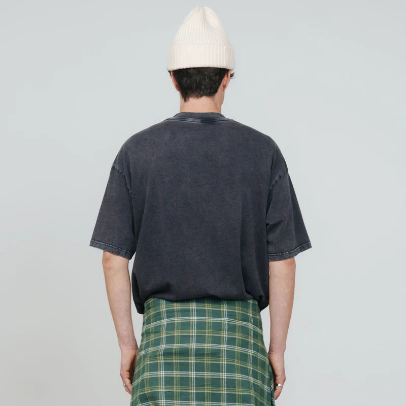 T-Shirt Oversize Shadow Negro Lavado