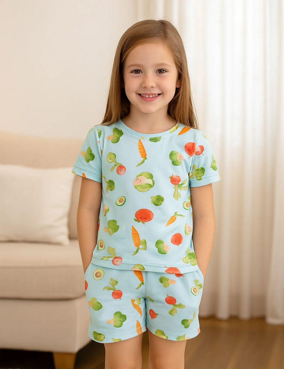 Pijama 2 Piezas Festa Veggie Blue
