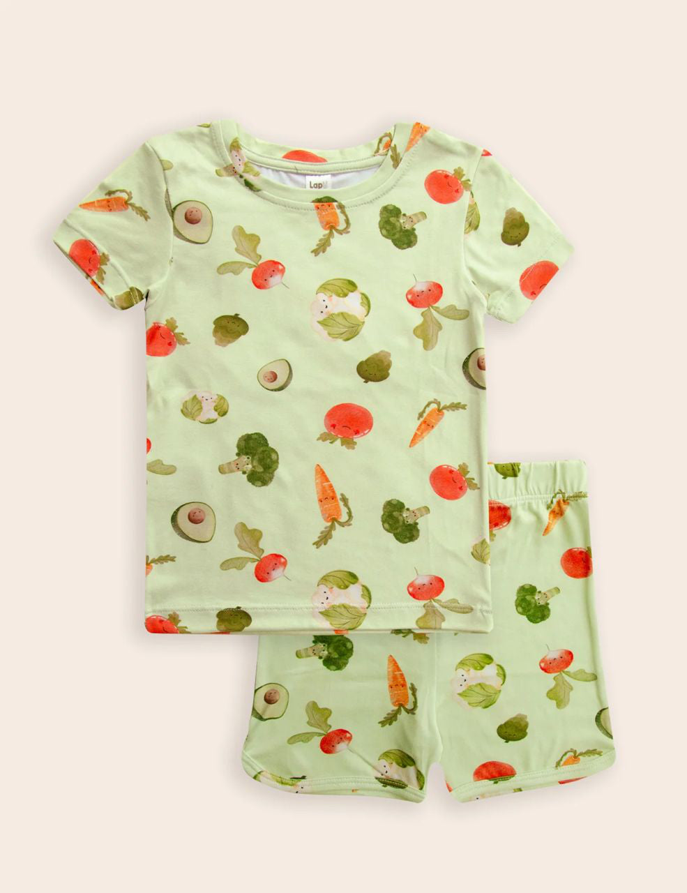 Pijama 2 Piezas Short Festa Veggie Green