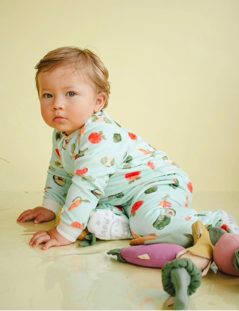 Pijama Enteriza Termica Festa Veggie Blue