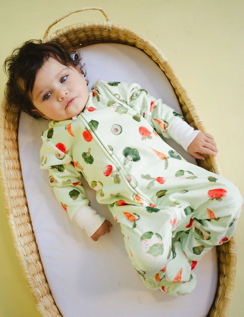 Pijama Enteriza Termica Festa Veggie Green