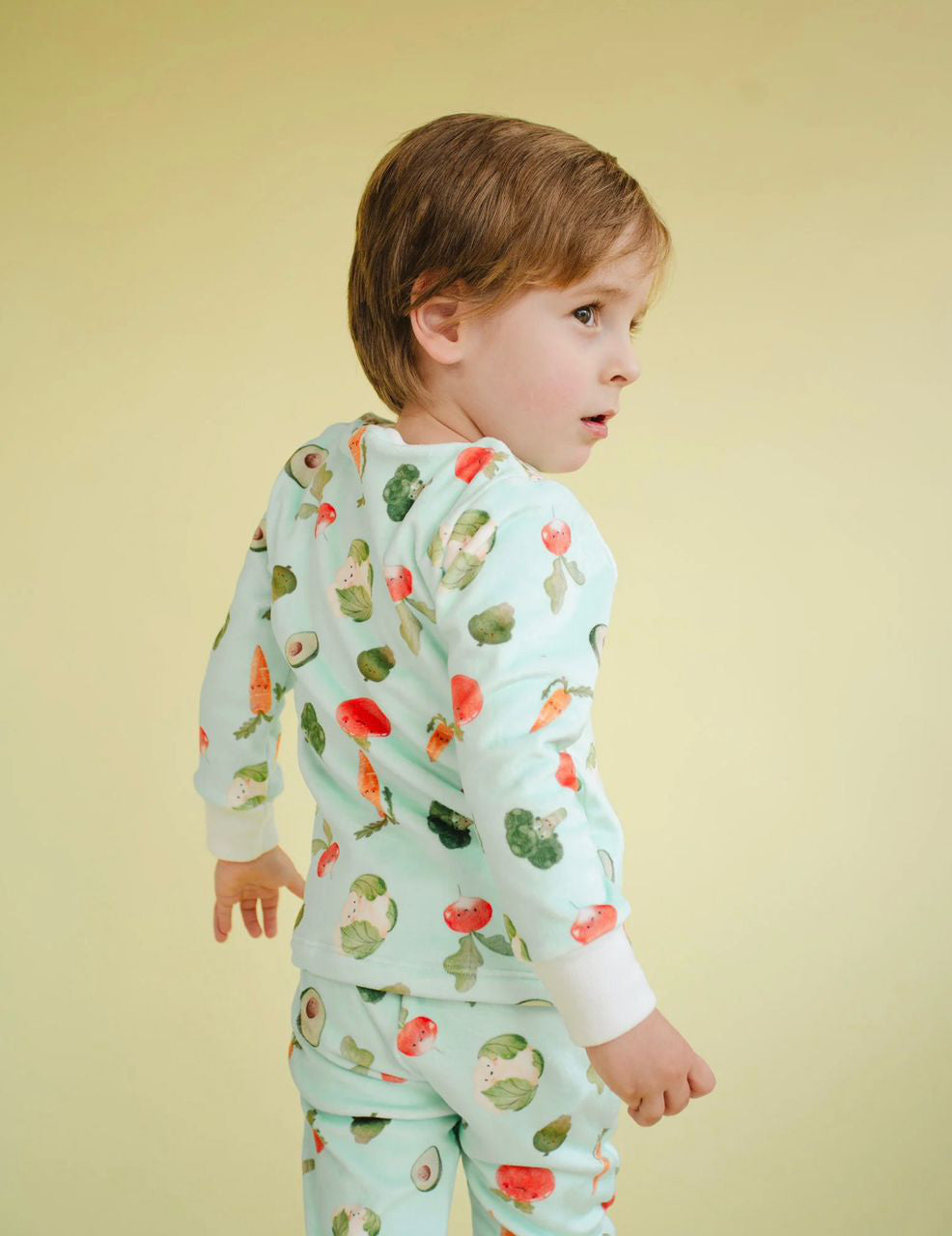 Pijama 2P Termica Festa Veggie Blue