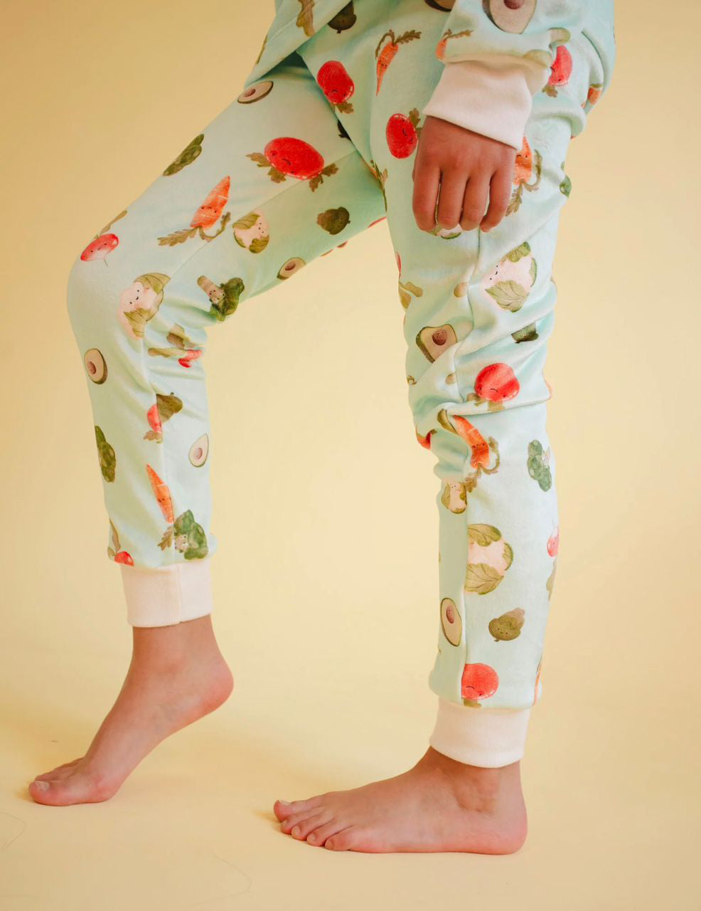 Pijama 2P Termica Festa Veggie Blue