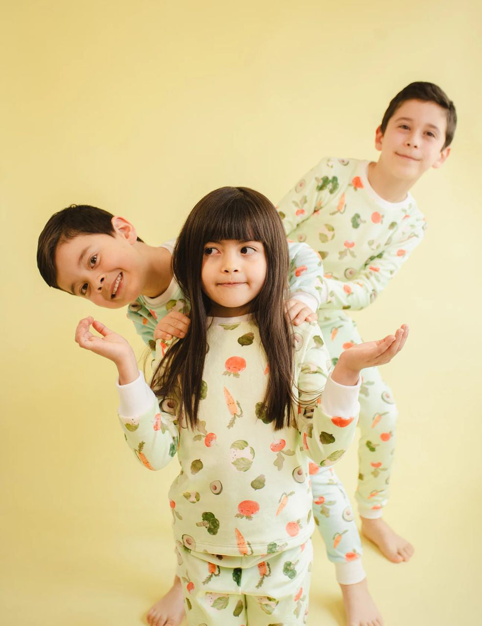 Pijama 2P Termica Festa Veggie Green