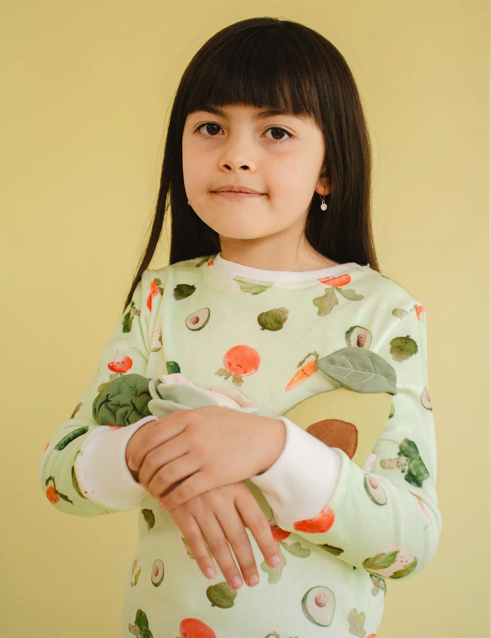 Pijama 2P Termica Festa Veggie Green