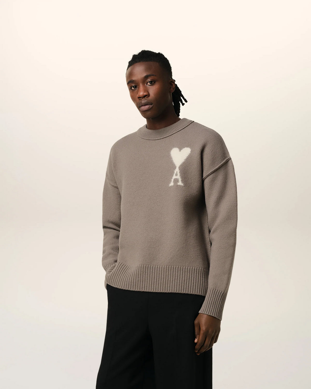 Sweater Ami De Coeur De Lana Topo