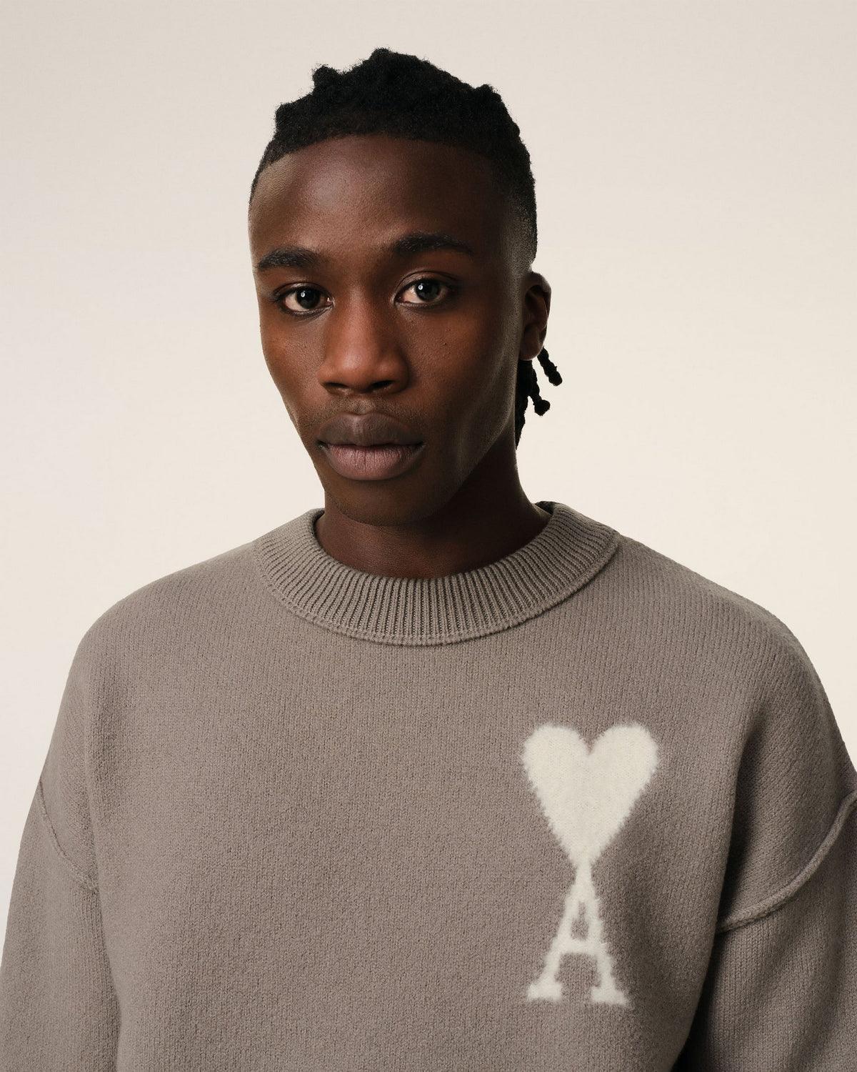 Sweater Ami De Coeur De Lana Topo
