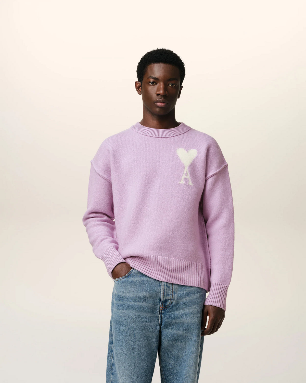 Sweater Ami De Coeur De Lana Topo