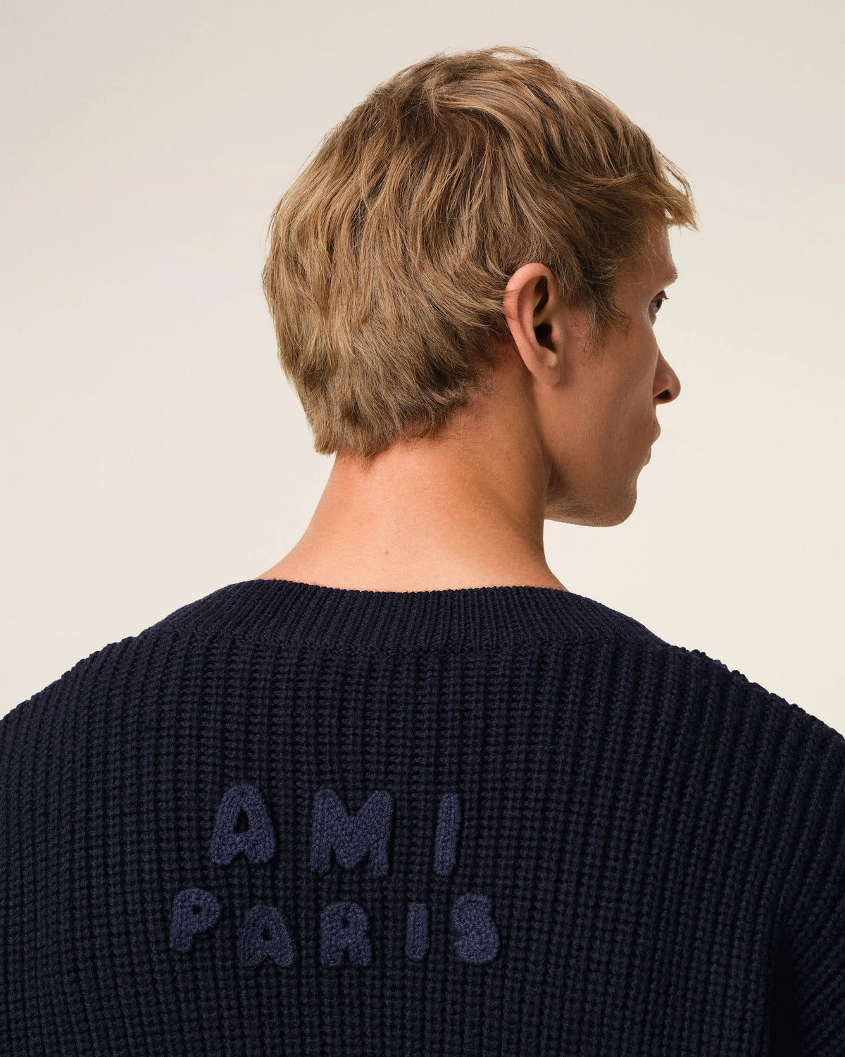 Sweater Ribbed V Neck