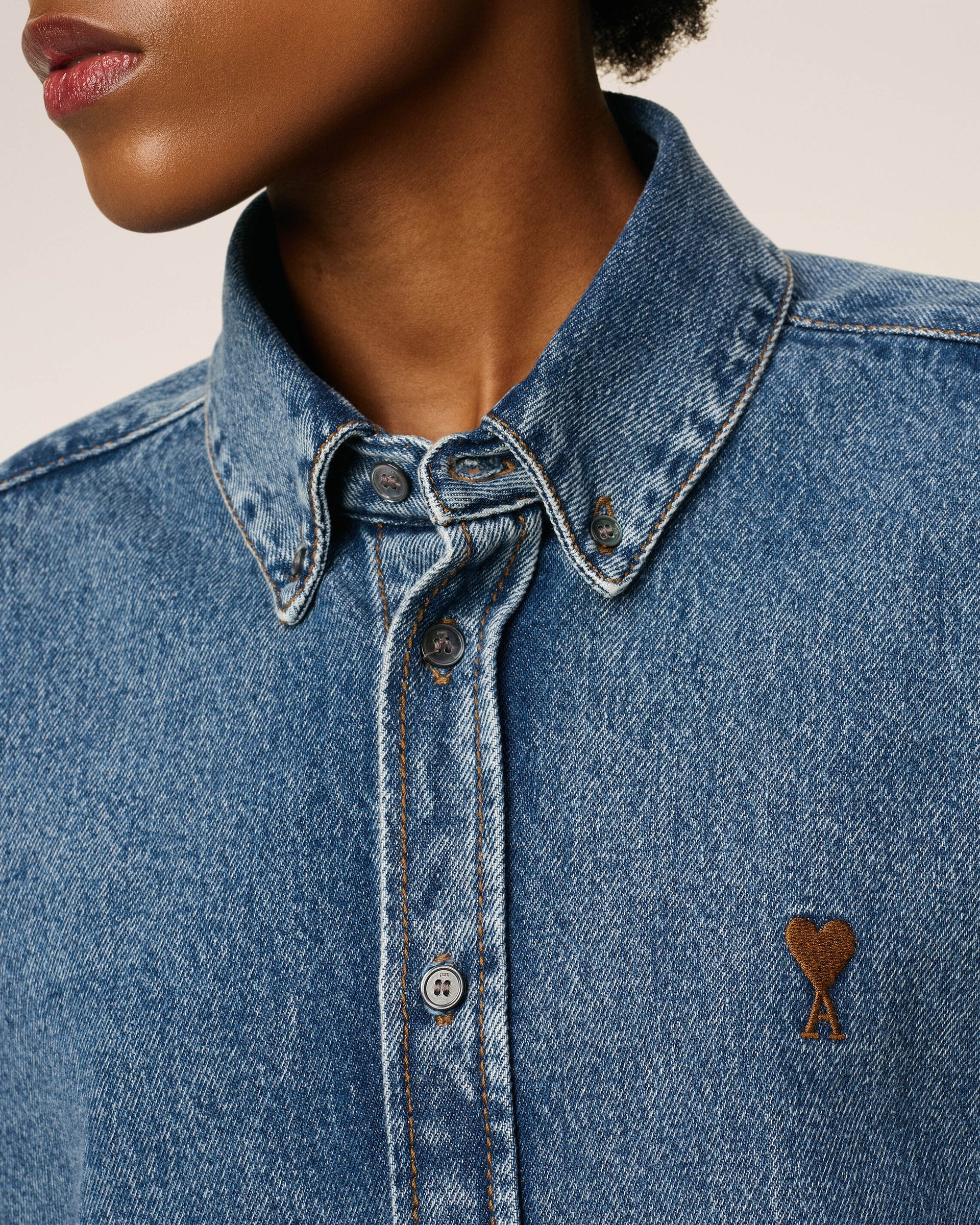 Camisa Contrasted Ami De Coeur