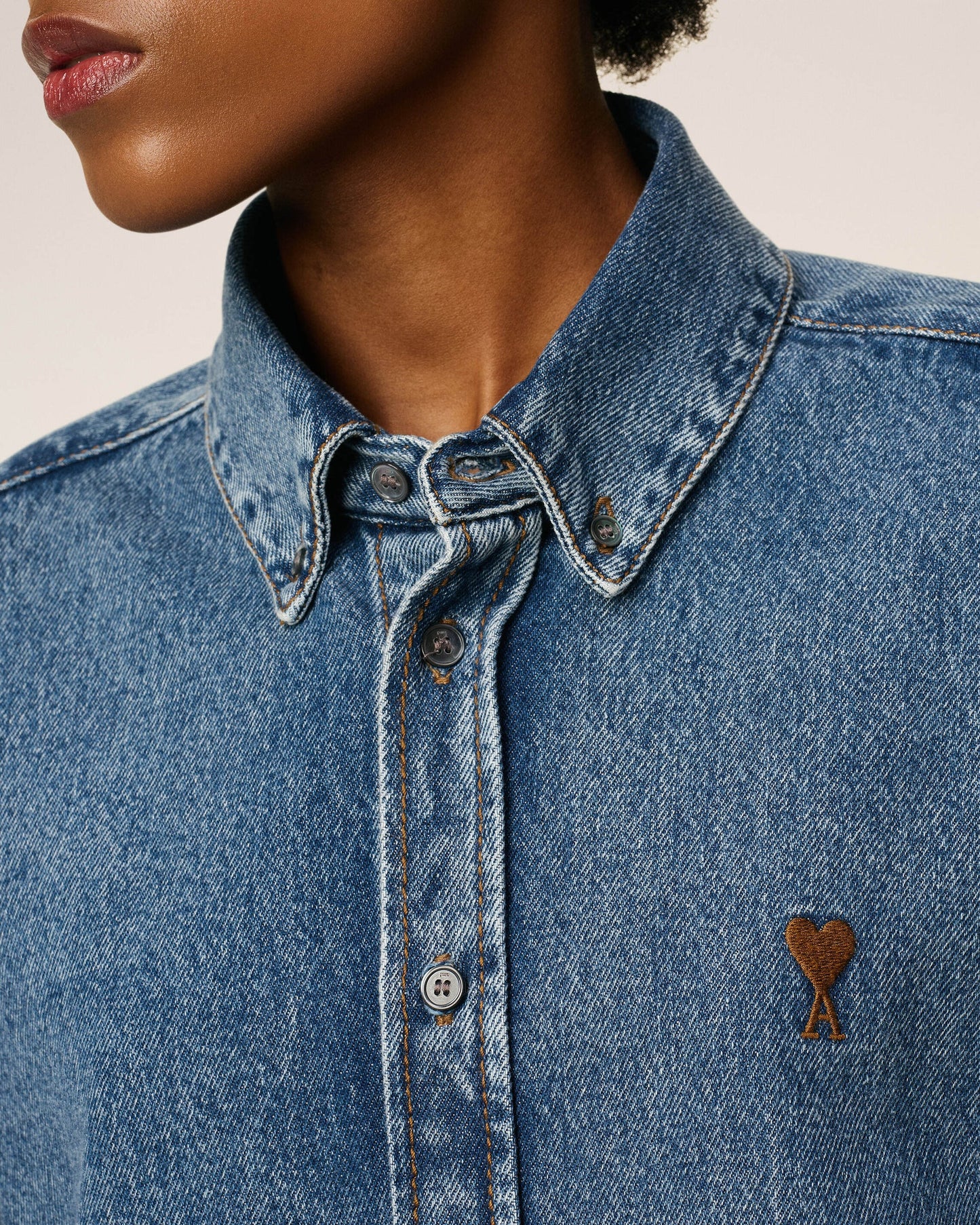 Camisa Contrasted Ami De Coeur