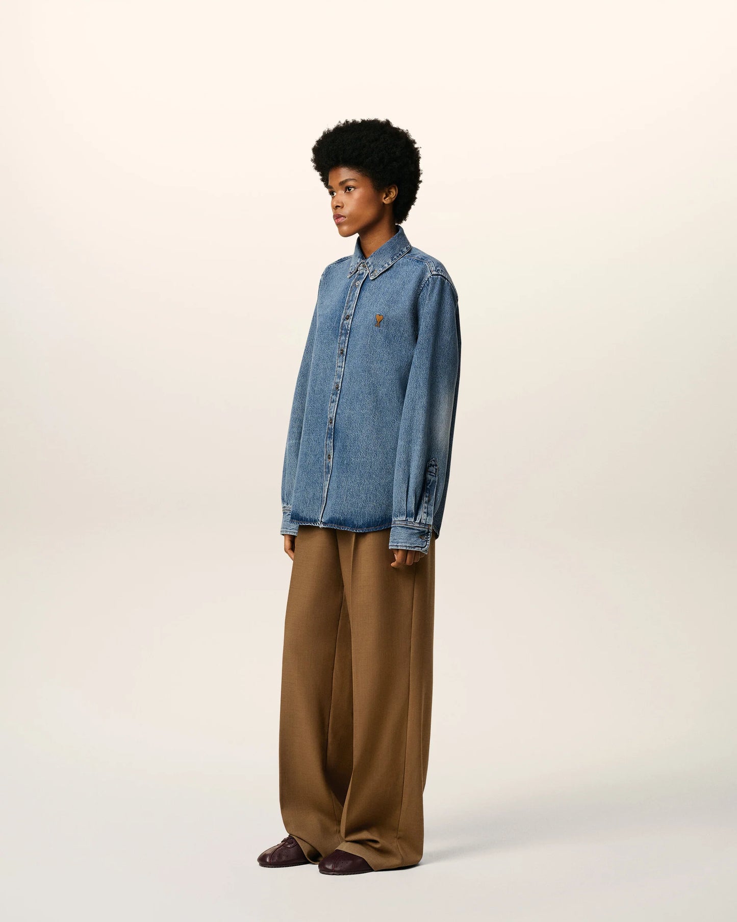 Camisa Contrasted Ami De Coeur