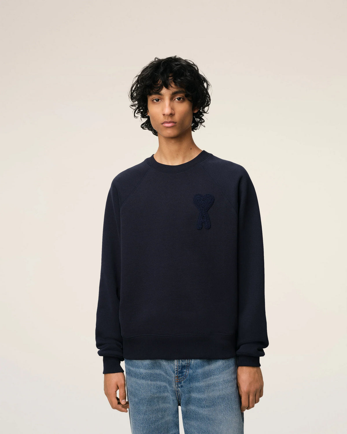Sweatshirt With Ami De Coeur Patch