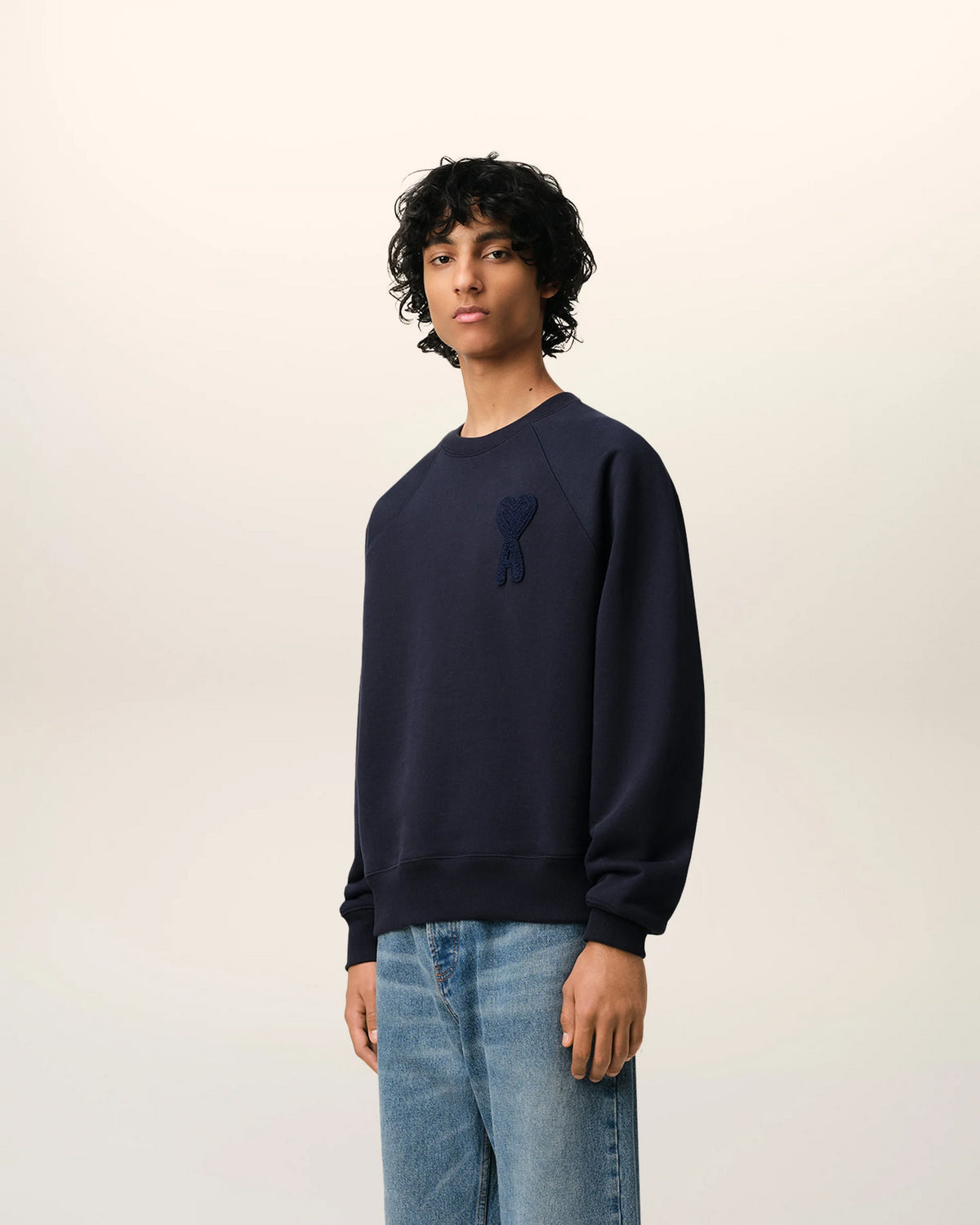 Sweatshirt With Ami De Coeur Patch