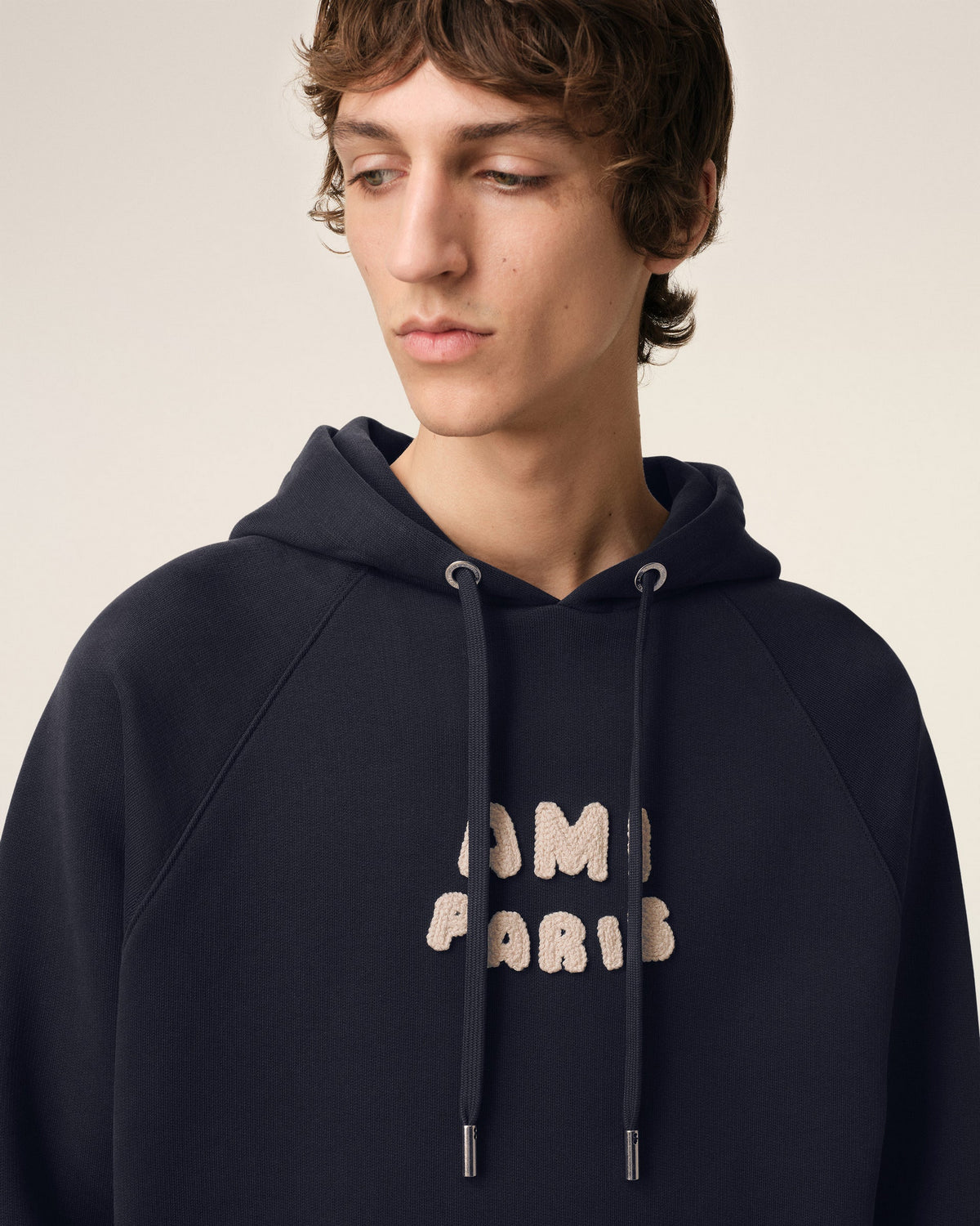 Hoodie With Ami Paris Patch