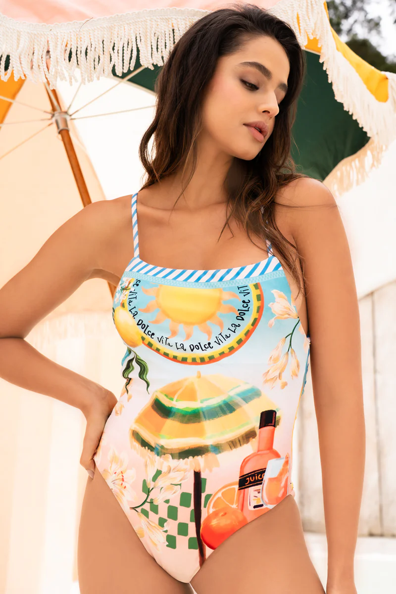One Piece Dolce Vita MILONGA ENTERIZOS Malva CO