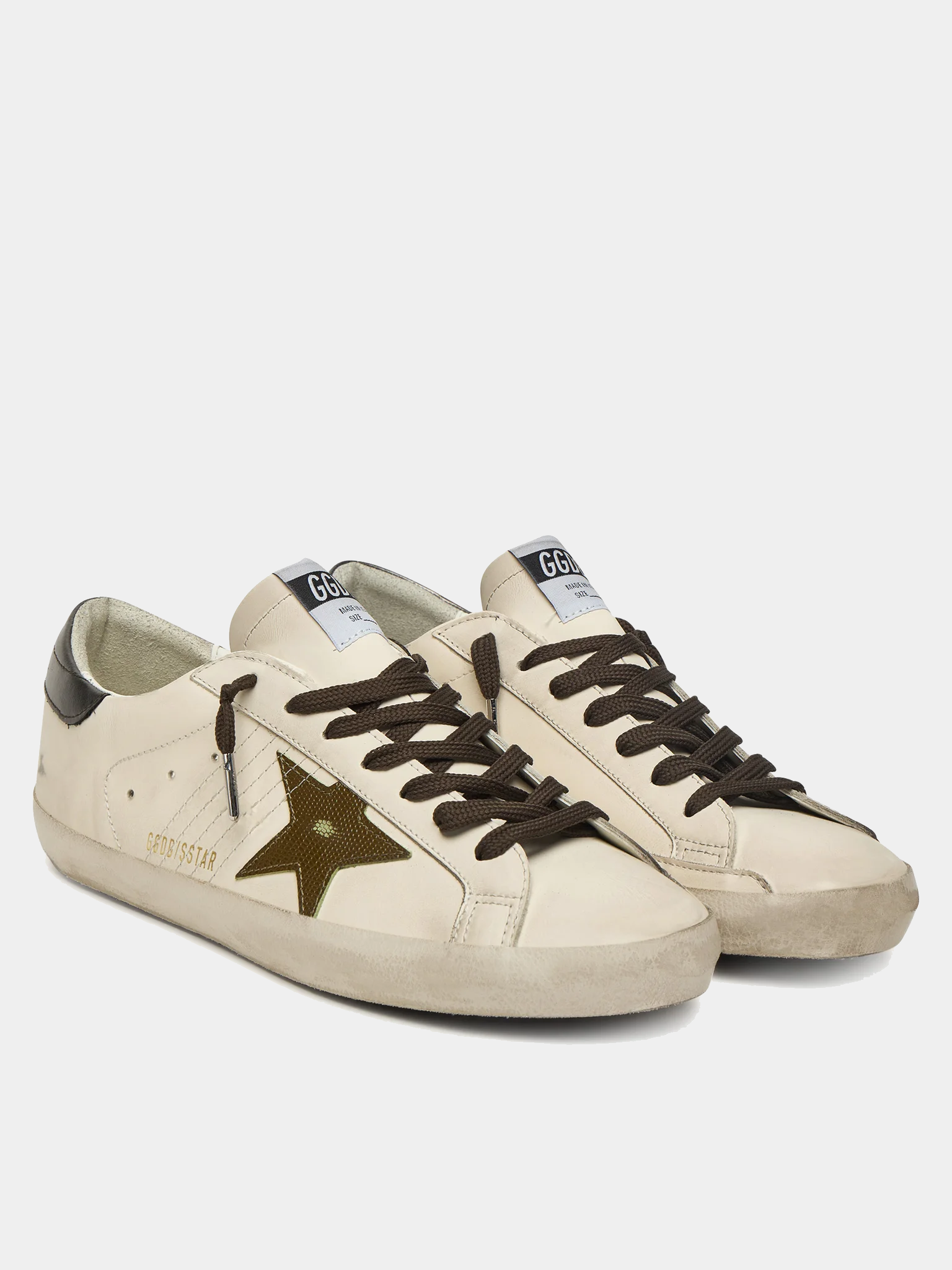 Tenis Golden Goose Super Star And Toe Cocco Print Hombre