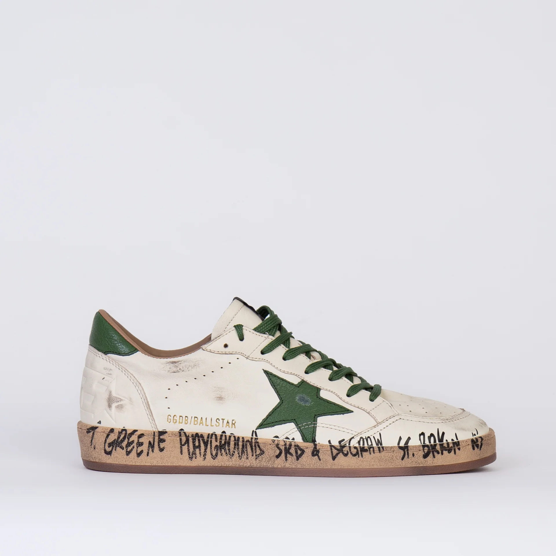 Tenis Golden Goose Ballstar Star And Heel Nappa Hombre