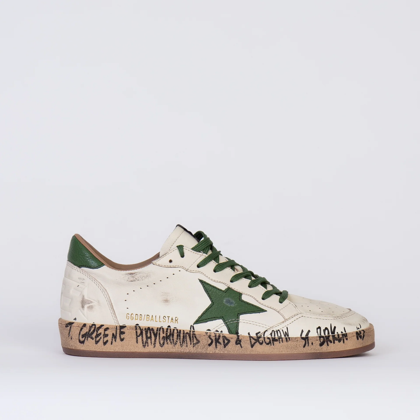 Tenis Golden Goose Ballstar Star And Heel Nappa Hombre