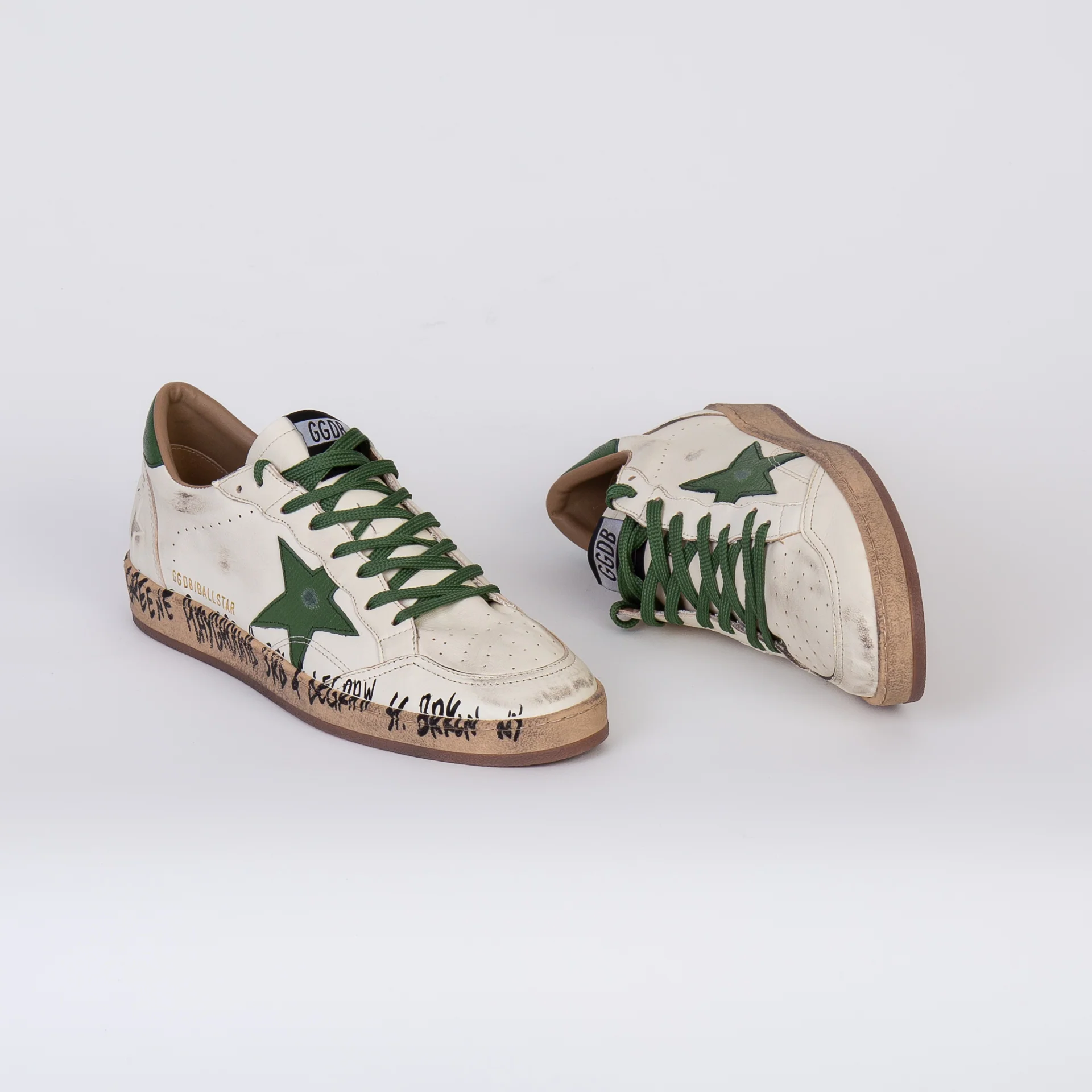 Tenis Golden Goose Ballstar Star And Heel Nappa Hombre
