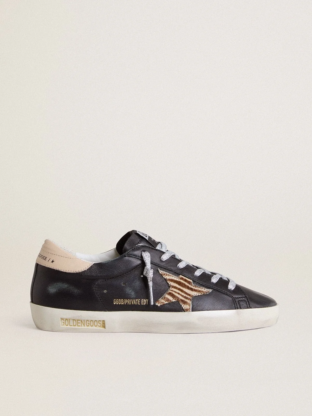 Tenis Golden Goose Super Star Nappa  Zebra Horsy Star Mujer