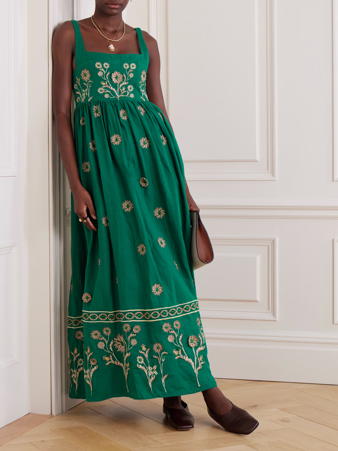 Vestido Maxi Barbara Esmeralda