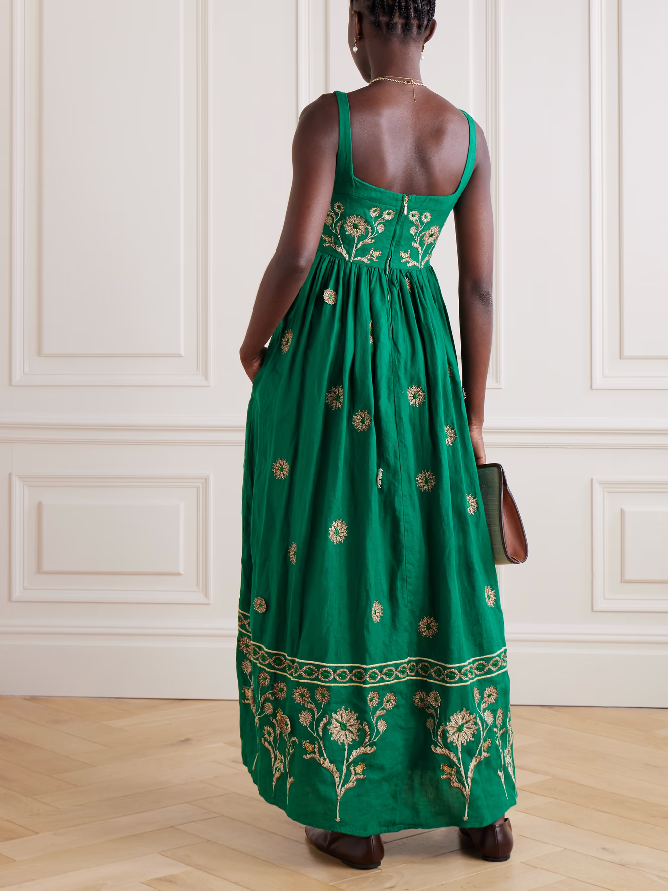 Vestido Maxi Barbara Esmeralda
