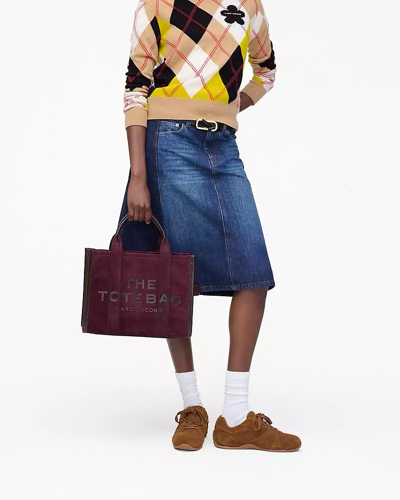 The Suede Medium Tote Bag