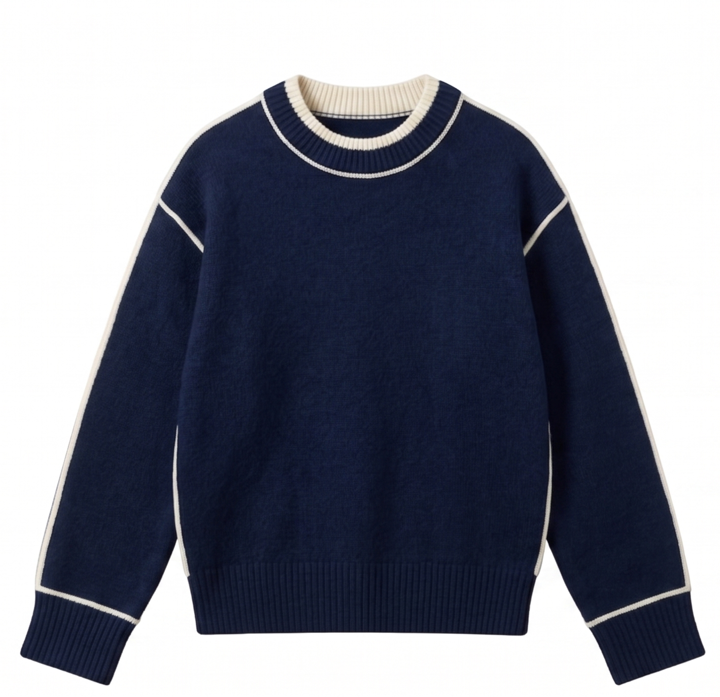 Jersey Crewneck Palms Knit