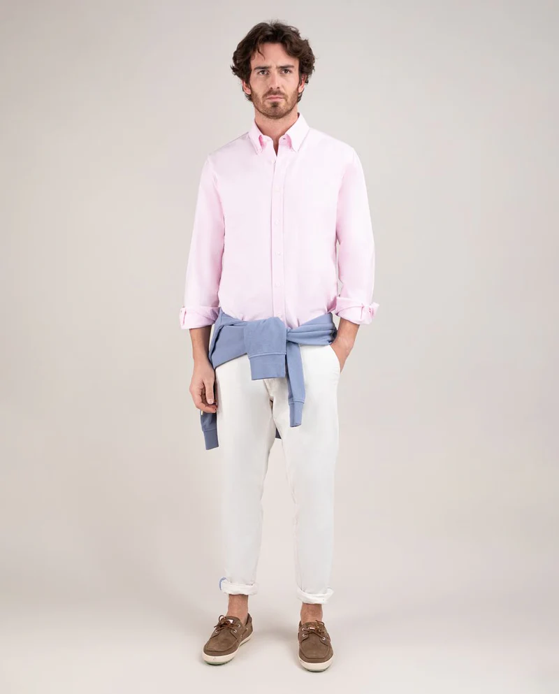 Camisa Oxford Lisa Rosa