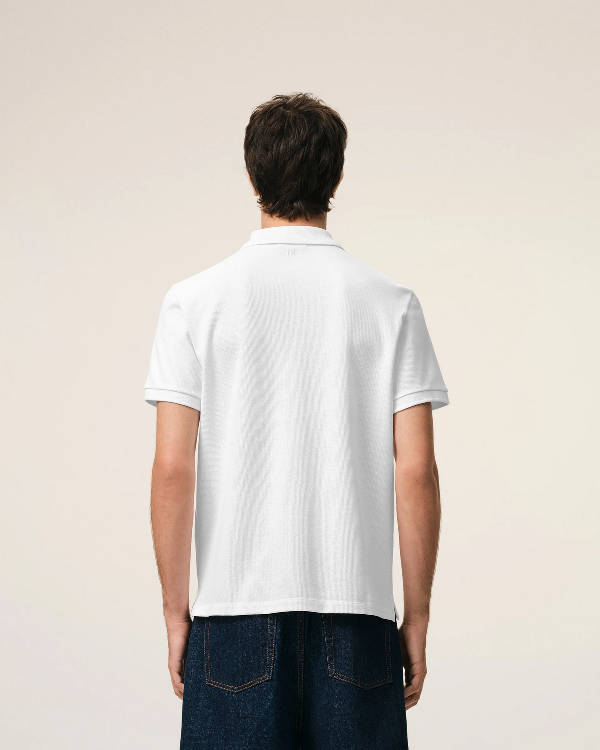 Polo De Algodón Blanco Ami De Coeur Unisex