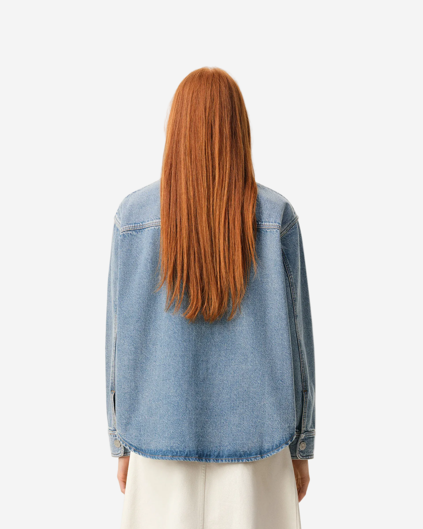 Sobrecamisa De Punto Azul De Algodón Ami De Coeur Unisex