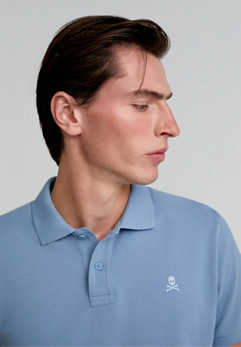 Polo Skull Lt Air SCALPERS POLOS Malva CO