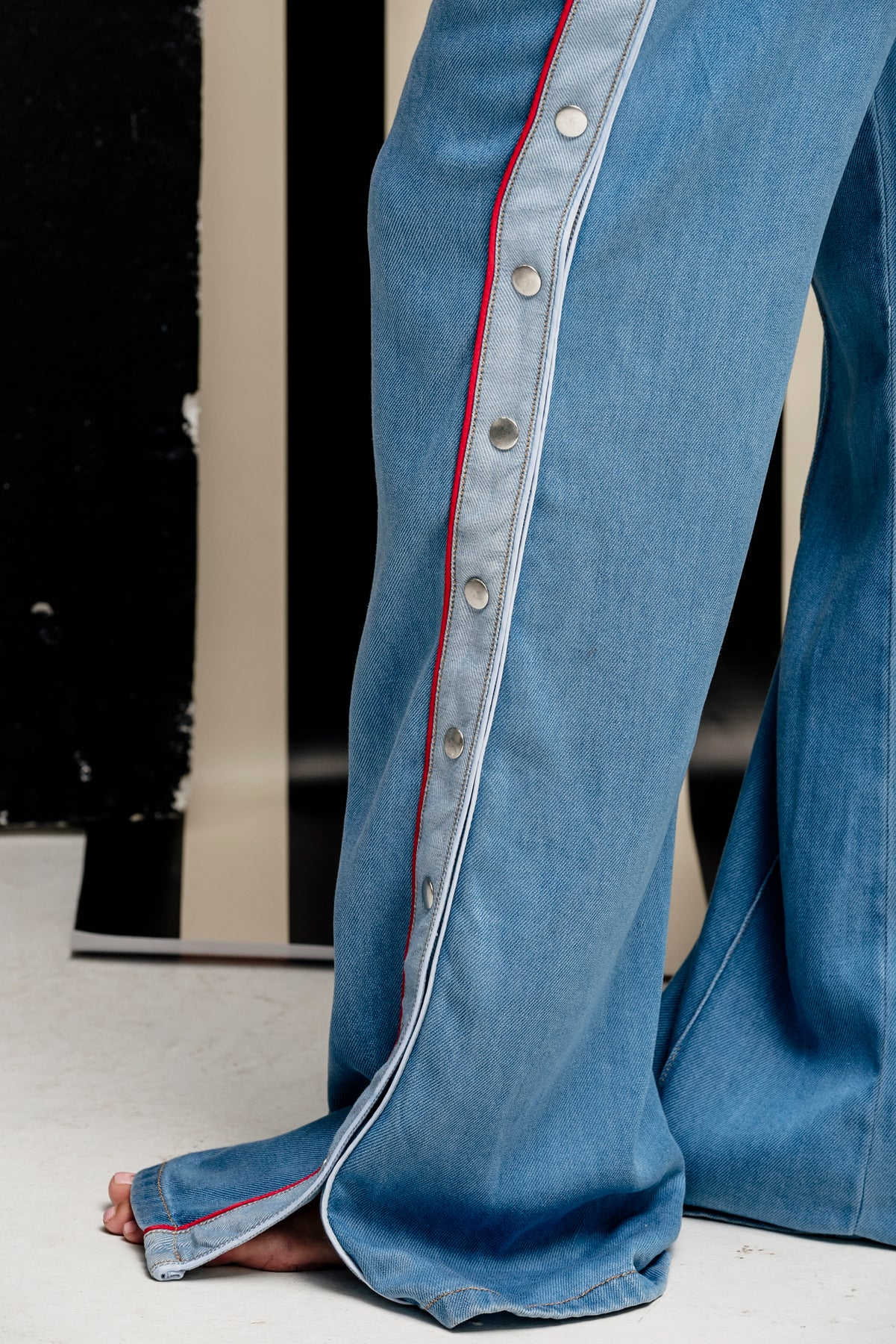 PANTALÓN CALATEA LA OBRA DE ARTE SOY YO JEANS & DENIM Malva CO