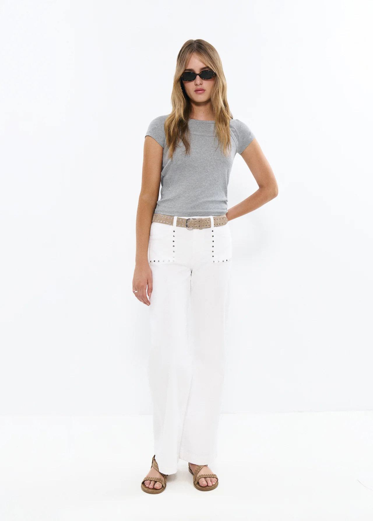 Pantalón Culotte Tachas