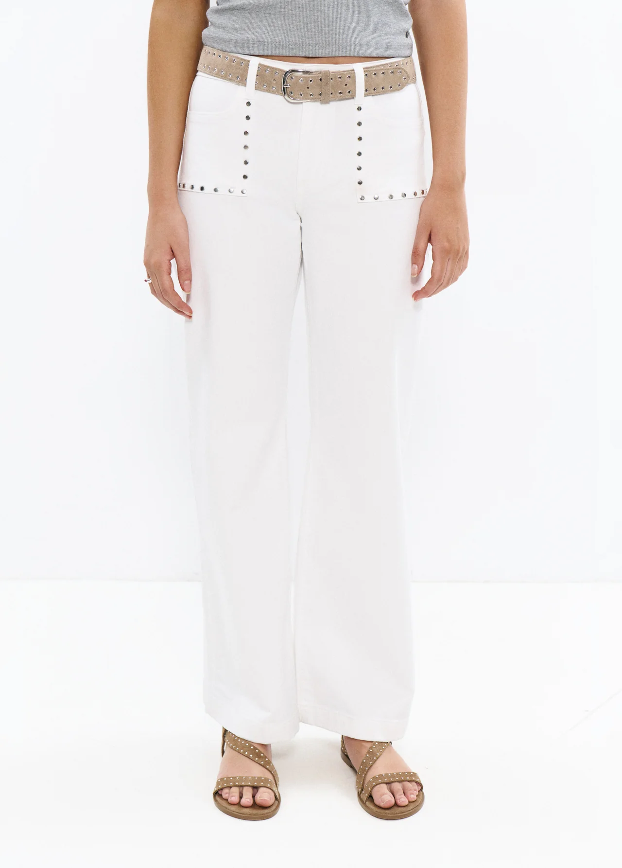 Pantalón Culotte Tachas