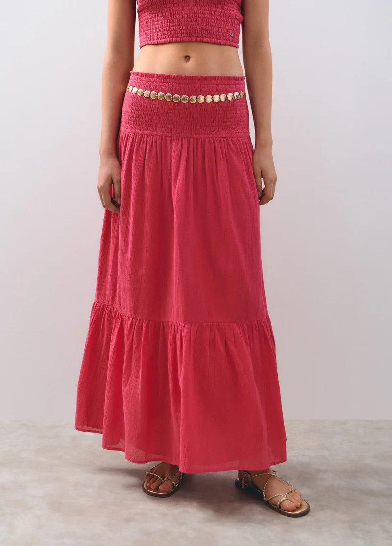 Maxi Falda Smock Cintura