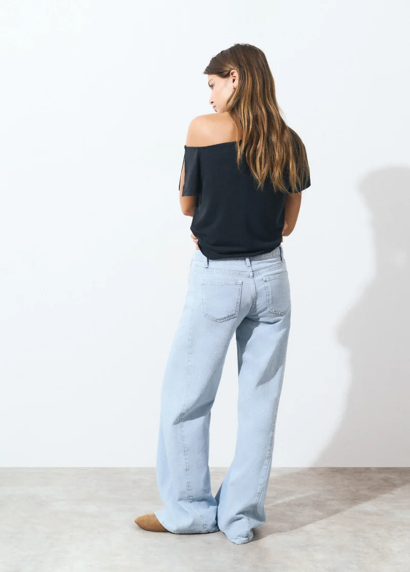 Jeans Culotte Pieza Lateral