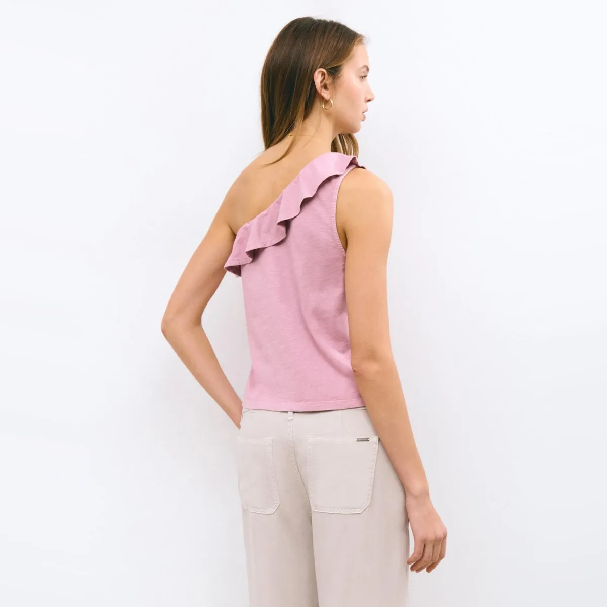 Blusa Volante Asimetrico
